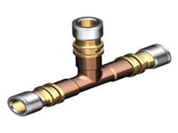 TK系列空调铜管接头-T型铜管免焊快速连接三通-铜管接头型号